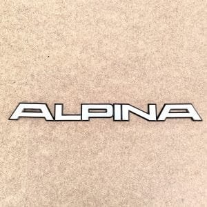 Emblema tapa baúl Alpina
